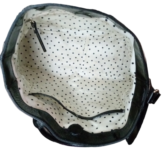 Kate Spade Cream And Black Patent Leather Bag - Picture 9 of 11
